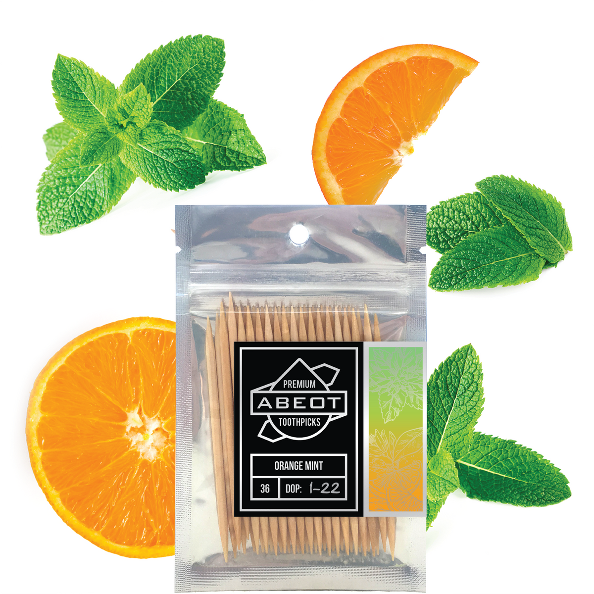 Flavored Toothpicks Orange Mint ABEOT